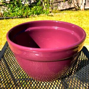 HF Coors Tucson AZ Pottery 112 oz mixing bowl Purple
